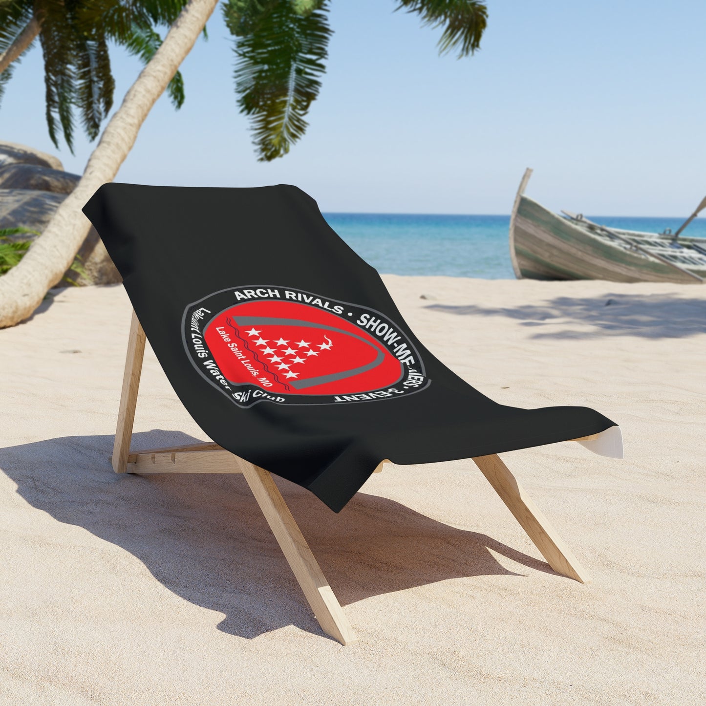Lake Saint Louis Ski Team Beach Towel - Perfect for Lake Days & Summer Fun