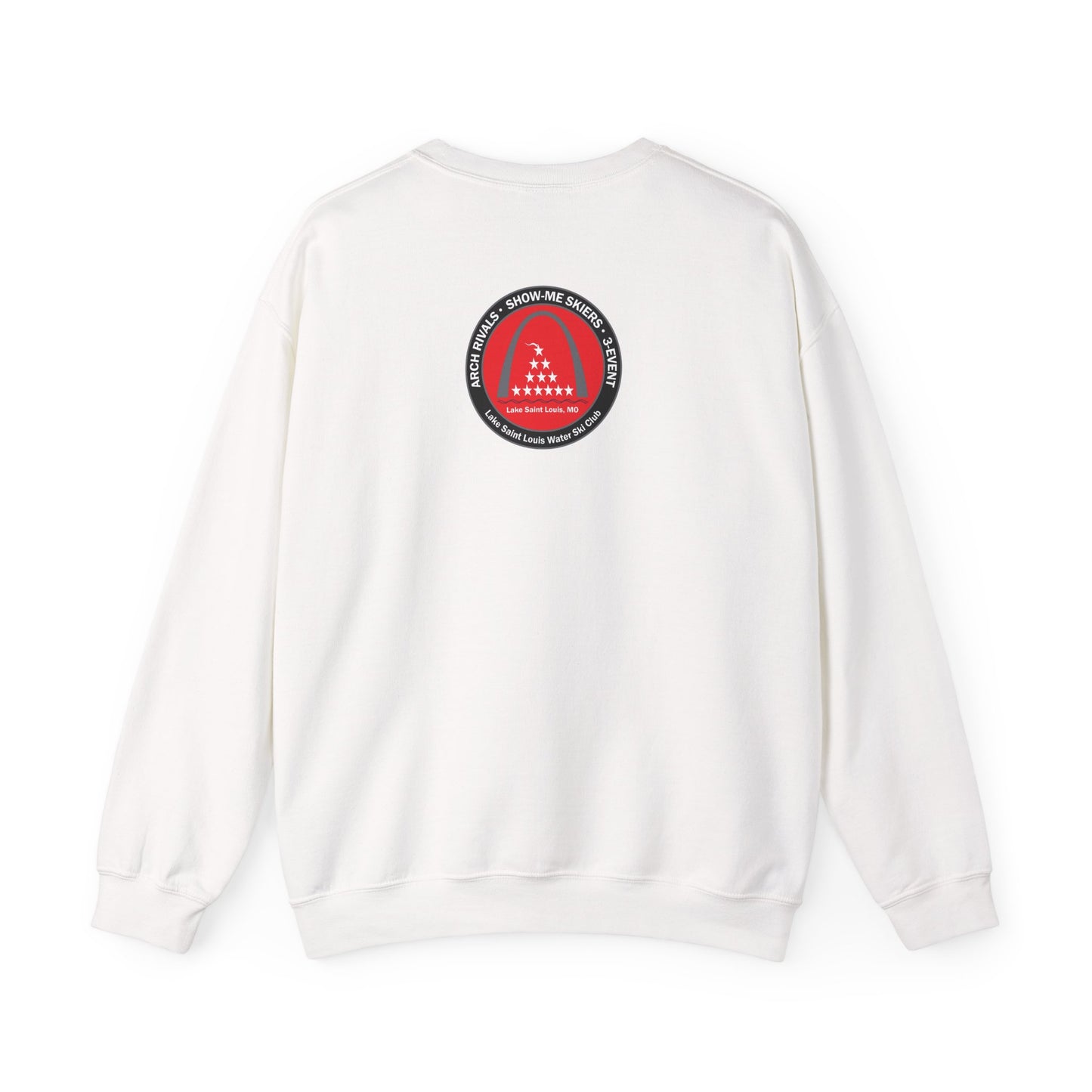 50th Anniversary Lake Saint Louis Ski Club Large Logo Crewneck Sweatshirt - Unisex Heavy Blend