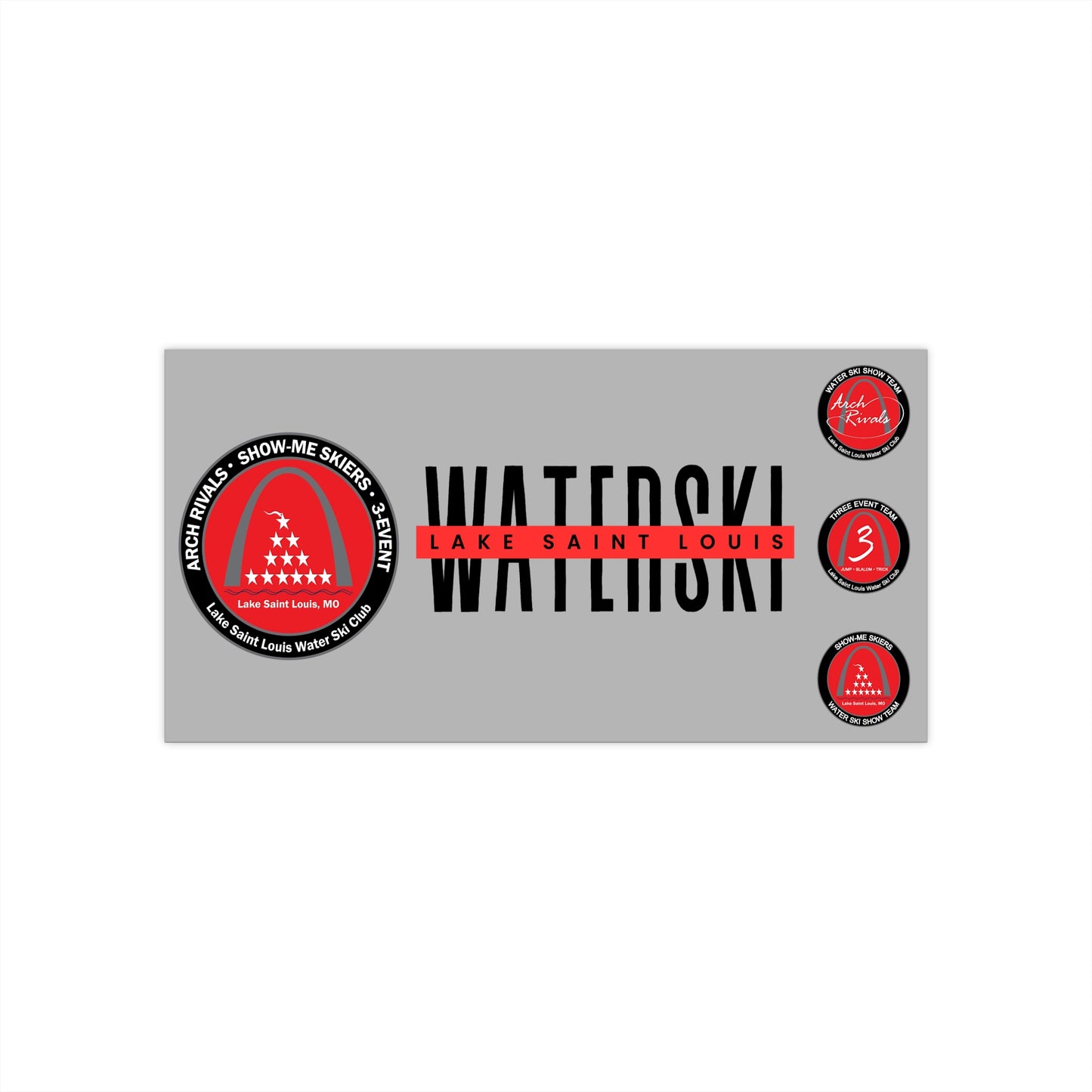 Lake Saint Louis Waterski Club Bumper Stickers