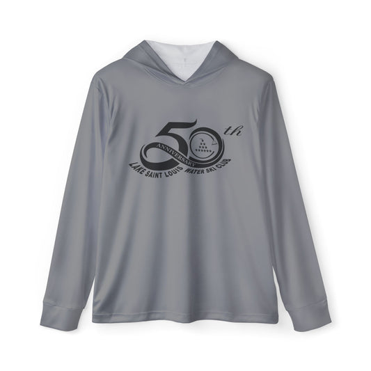 50th Anniversary Lake Saint Louis Waterski Gray Sports UPF +50 Hoodie