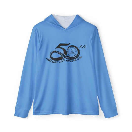 50th Anniversary Lake Saint Louis Waterski Light Blue Sports UPF +50 Hoodie