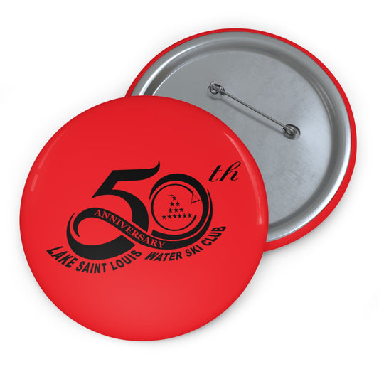 50th Anniversary Ski Team Pin Button