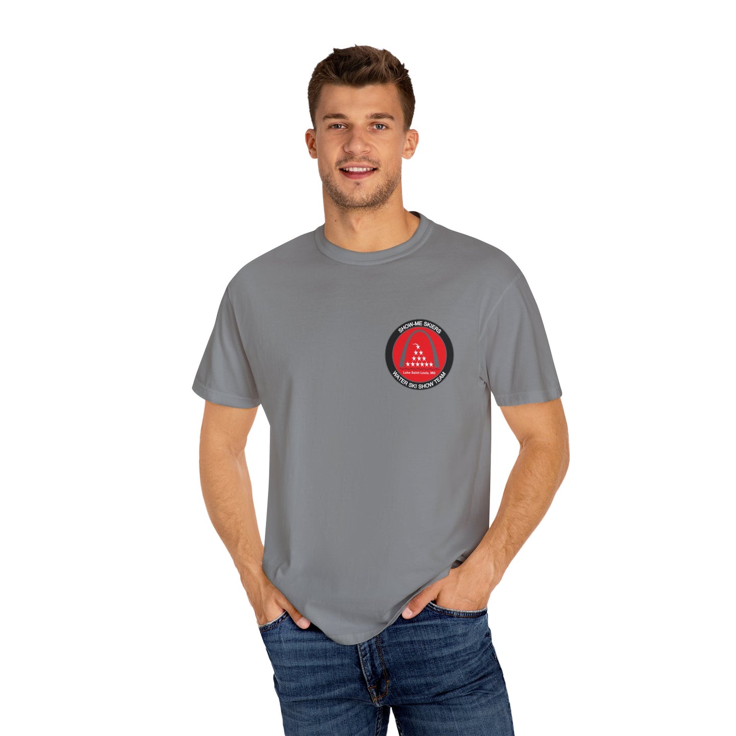 Lake Saint Louis Show Me Skiers Unisex Garment-Dyed T-Shirt
