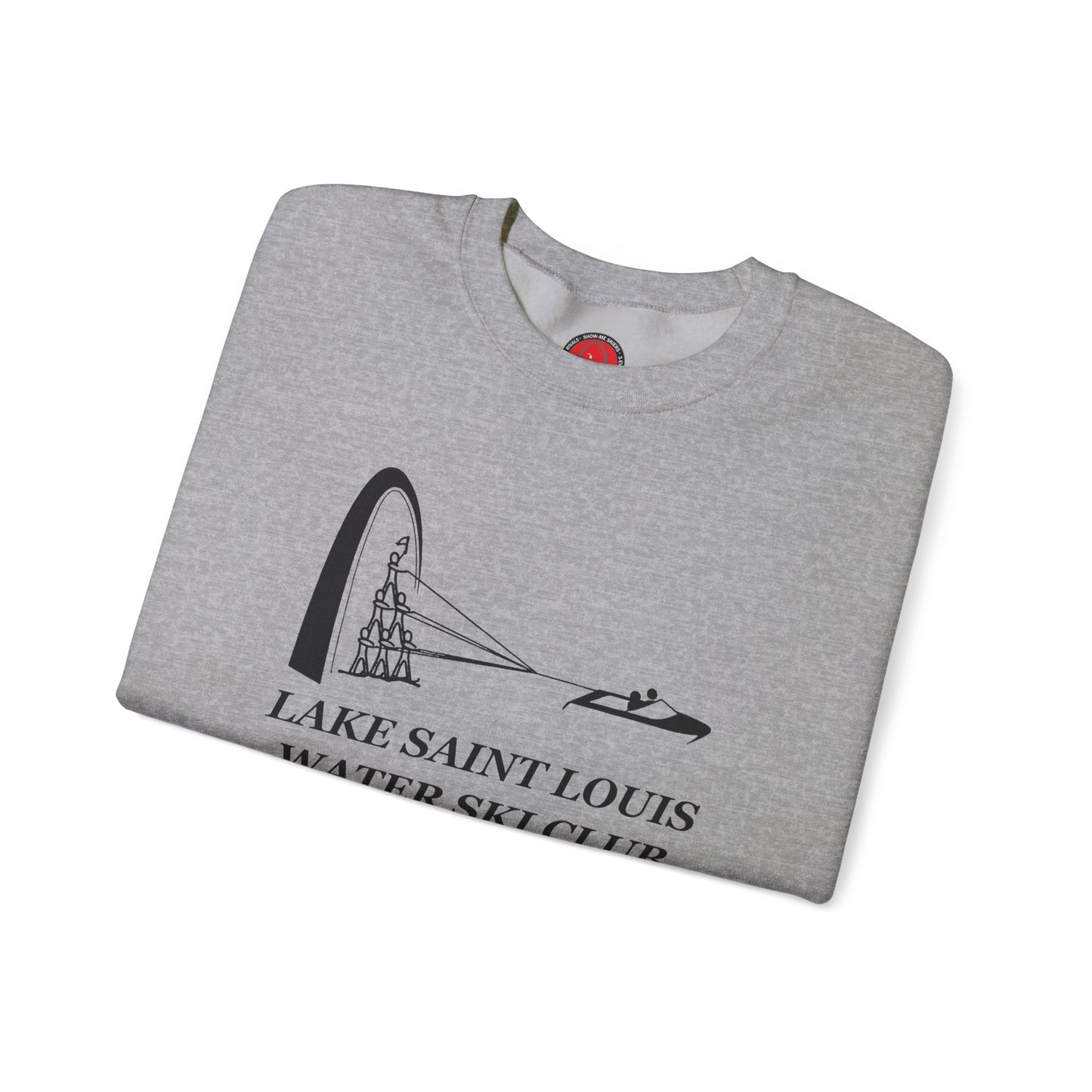 50th Anniversary Lake Saint Louis Ski Club Large Logo Crewneck Sweatshirt - Unisex Heavy Blend