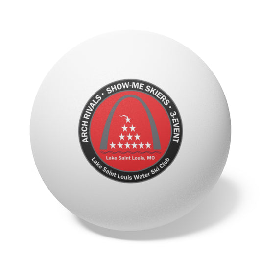 Custom Lake Saint Louis Ski Club Ping Pong Balls - 6 Pack