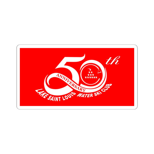 50th Anniversary Lake Saint Louis Ski Club Kiss-Cut Stickers