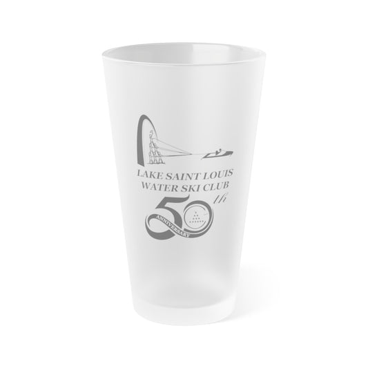 50th Anniversary Lake Saint Louis Ski Cup Frosted Pint Glass