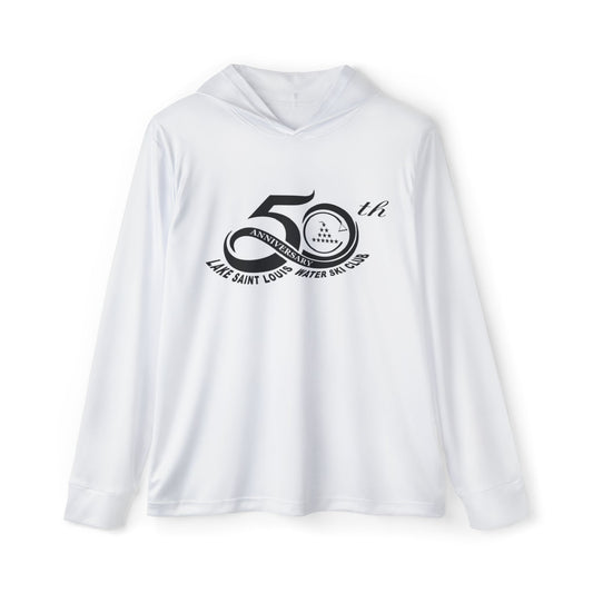 50th Anniversary Lake Saint Louis Waterski White Sports UPF +50 Hoodie