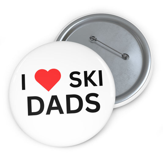 Custom Ski Dads Pin Button