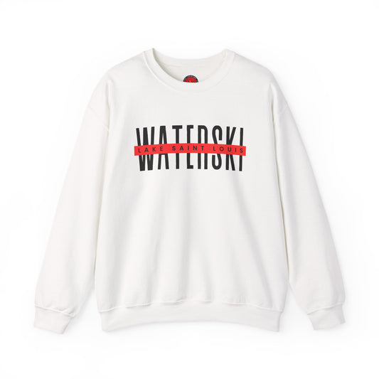 Waterski Lake Saint Louis Ski Club Crewneck Sweatshirt - Unisex Heavy Blend