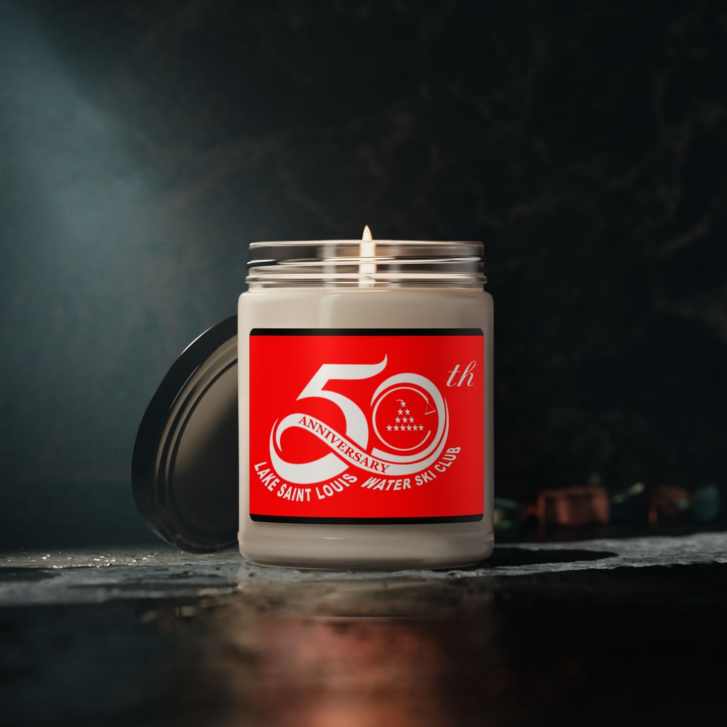 50th Anniversary Scented Soy Candle - Lake Saint Louis Water Ski Club